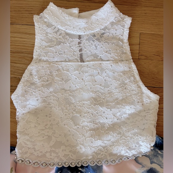 Girls Speechless Sleeveless Fit & Flare Dress with high-low structure. - Picture 2 of 8